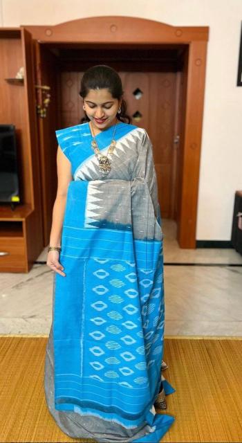 Sckr Ikkat B Designer saree wholesaler in Hyderabad
